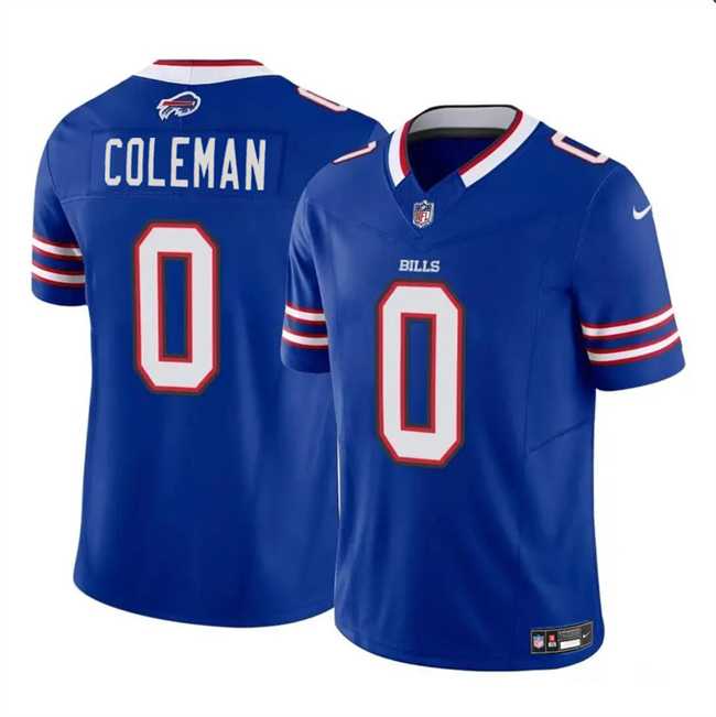 Youth Buffalo Bills #0 Keon Coleman Blue 2024 Draft F.U.S.E. Vapor Untouchable Limited Stitched Jersey Dzhi